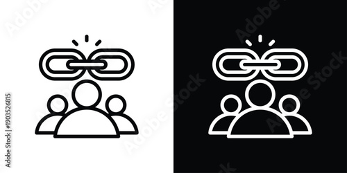 Bonding Icon Sheet Black And White