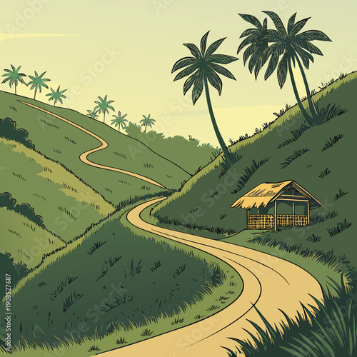 road in the mountains