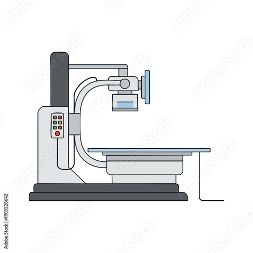 Medical X ray Machine Illustration