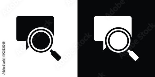 Survey Icon Sheet Black And White
