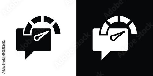 Gauge Icon Sheet Black And White