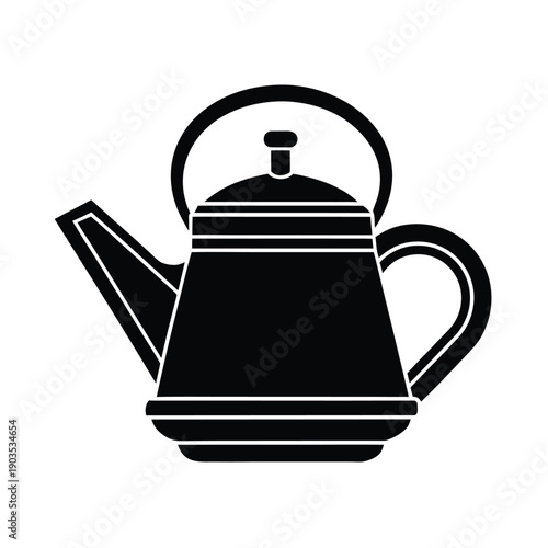 vector tea kettle icon