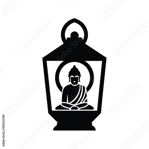 vesak buddha lantern festival background