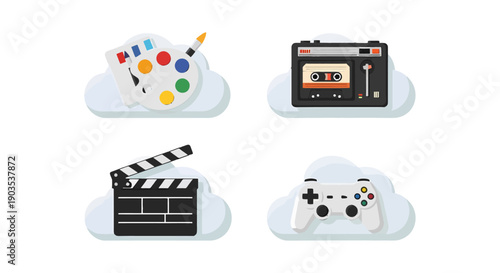 Vintage black cassette player with beige tape orange accents and visible controls.