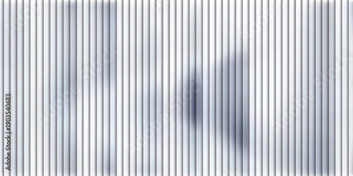 Soft glass ripple gradient in icy pale blue and lavender hues. Delicate reeded texture with frosted distortion effect and minimal vertical blur. Glass texture