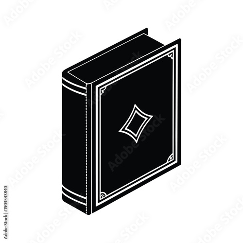 vintage hardcover book icon
