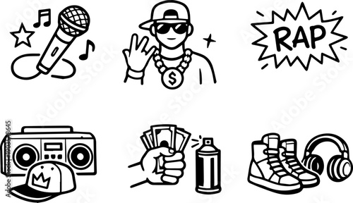Rap music, street culture, performance elements
