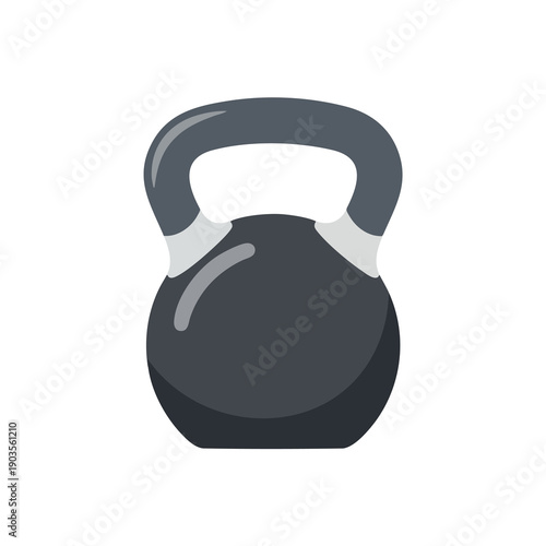 Gray Kettlebell Fitness Weight