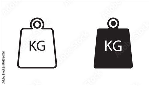 Weight Icon set,  in trendy flat style isolated on grey background. Mass symbol for your web site design, logo, app, UI. Vector illustration, EPS10.