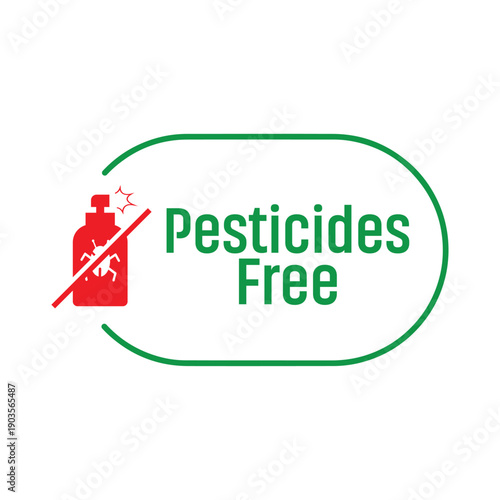 no pesticides sign