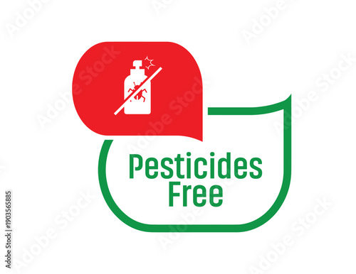 no pesticides sign