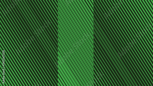 Green diagonal stripe pattern. Abstract geometric line background. Modern repeating texture design. Creative use for branding, posters, web backgrounds