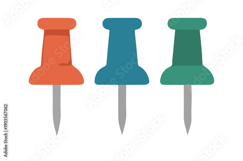 Colorful Push Pins for Office Organization and Craft Projects