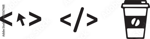 Code Alt Code Slash Coffee To Go Design