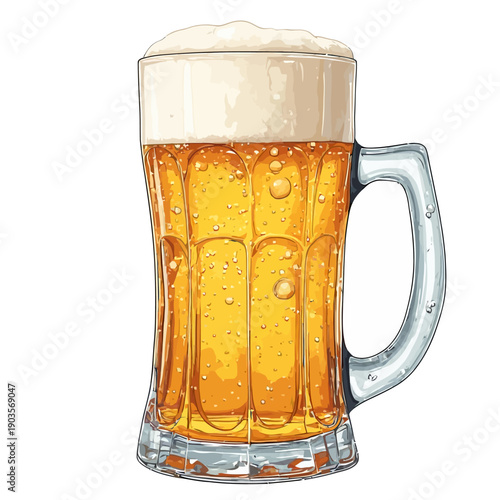 Delicious Beer Design EPS format