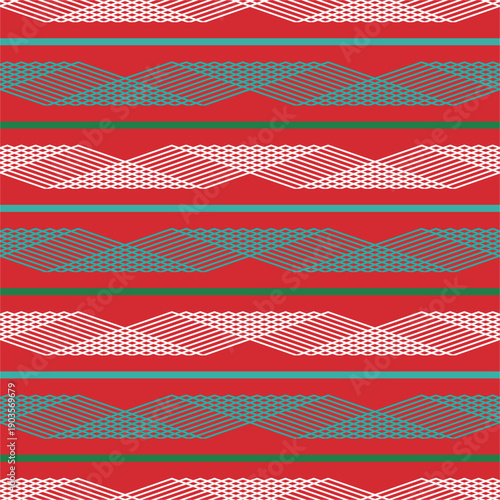 Traditional Slavic, Bulgarian decorative embroidery vector pattern. Seamless ornamental motifs for folklore costume, clothing, textile, damask, craft knitting, sewing. Balkan cultural heritage.