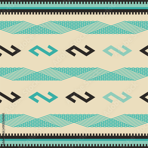 Traditional Slavic, Bulgarian decorative embroidery vector pattern. Seamless ornamental motifs for folklore costume, clothing, textile, damask, craft knitting, sewing. Balkan cultural heritage.