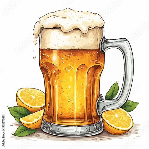 Delicious Beer Design EPS format