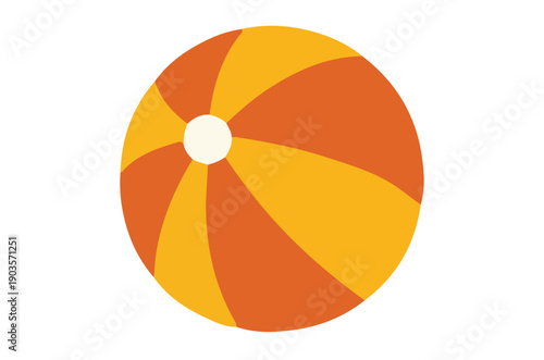 Vibrant Beach Ball for Summer Fun and Recreation