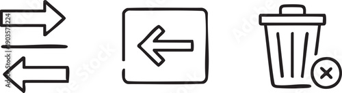 Data Transfer Delete Backspace Delete Forever File Icon