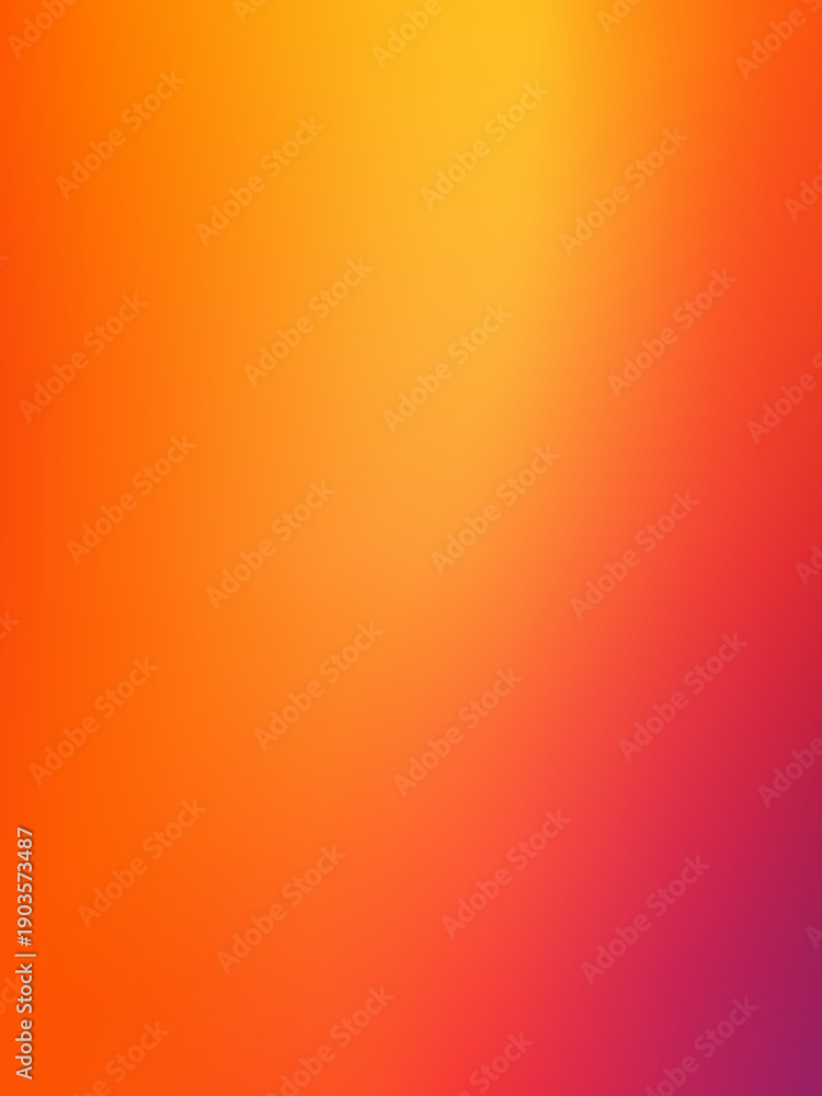 Fototapeta premium Sunset gradation gradient background with warm orange, yellow, and pink colors melting together. This sunset gradation feels luminous and inspiring.