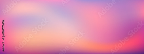Sunset gradation background with gentle purple and pink gradient blending with soft pastel color. This sunset gradation looks dreamy and calm.