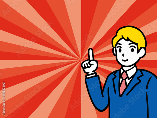 背景, カラフル, 男性, 男, スーツ, 会社, 仕事, 電球, 概念の, 光, ビジネス, 