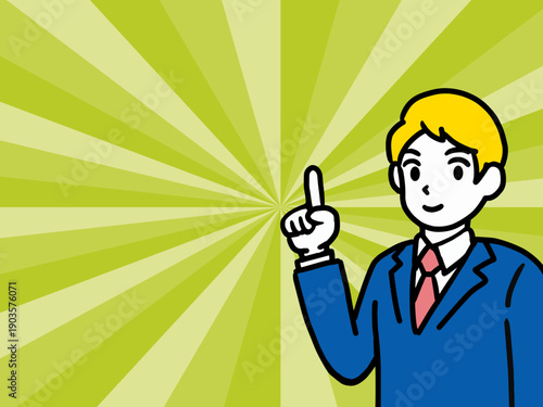 背景, カラフル, 男性, 男, スーツ, 会社, 仕事, 電球, 概念の, 光, ビジネス, 