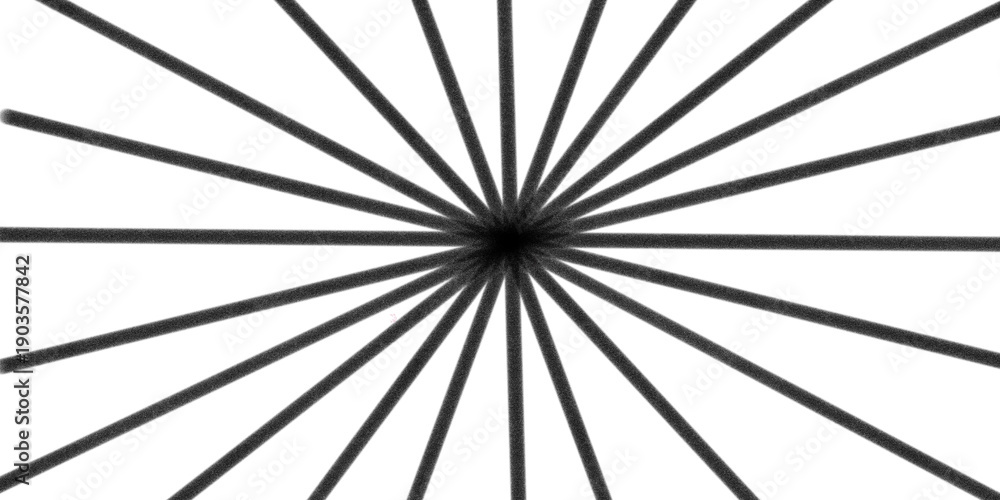 Obraz premium Black radial sunburst lines and comic zoom speed effect for product promotion