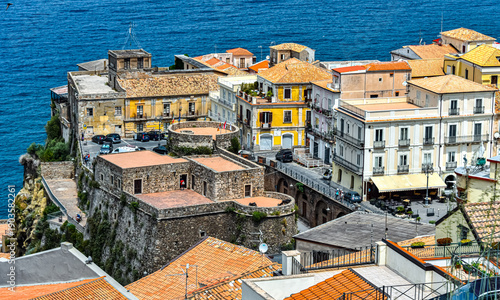 Canvas Print Architecture of Pizzo Calabro, Calabria, Italy