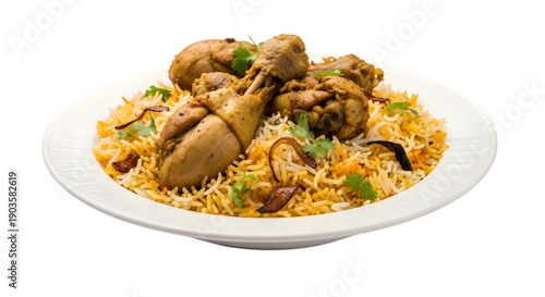 Delicious ramadan food plate isolated on transparent background