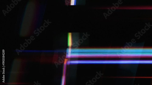 RGB Light leaks bokeh and lens flare	