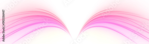 Bright neon arcs form overlapping waves across a dark background, giving the impression of speed and energy. PNG