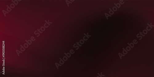 Red black wave background with mesh gradient effect. Vector illustration
