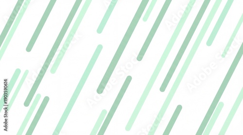 Teal diagonal rain lines on white canvas. Abstract, dynamic vector design. Perfect for digital projects, weather themes, or calming visuals. Modern aesthetic. 