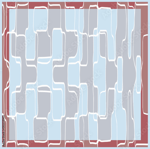 pastel retro Longitudinal block, thin, thick regular lines, seamless digital printing pattern design on canvas tissue effect, can be printed on surface