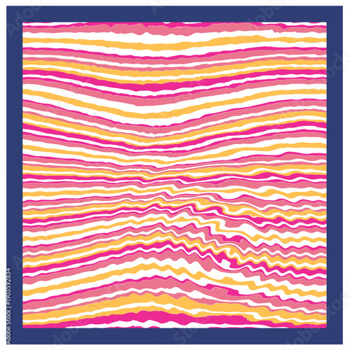 Abstract Mix Tropical Leaf, Leopard and Zebra Stripes Seamless Pattern. Vector Geometric Exotic Print summer color yellow orange pink  white 