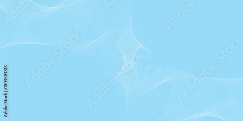 Abstract blue wave background featuring digital futuristic lines and flowing motion design with a light technology pattern for a professional business wallpaper
