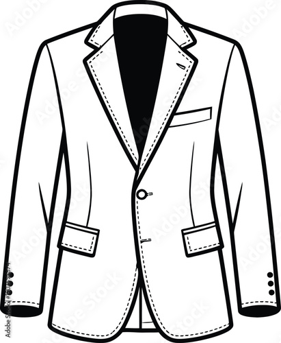 Elegant business blazer for professional attire