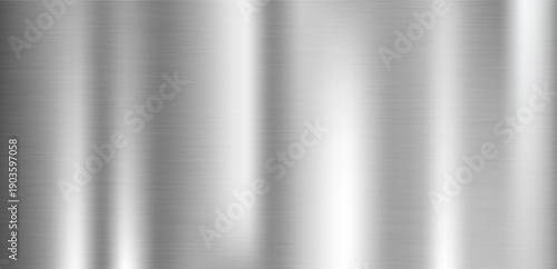 Brushed silver metal texture with vertical grain pattern