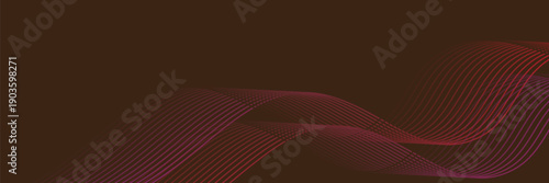 Abstract lines on black background, Eps 10