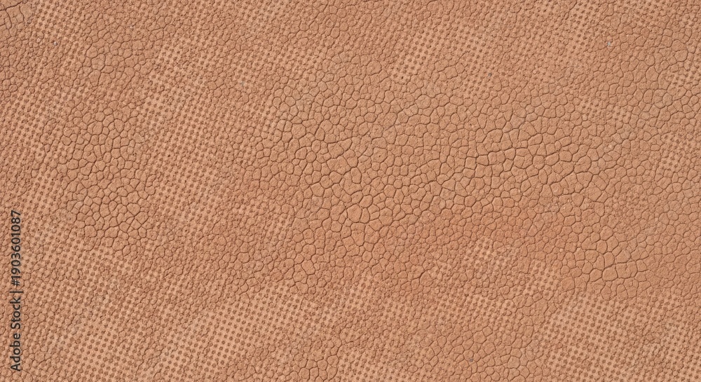 Fototapeta premium close up of textured orange leather surface with cracks