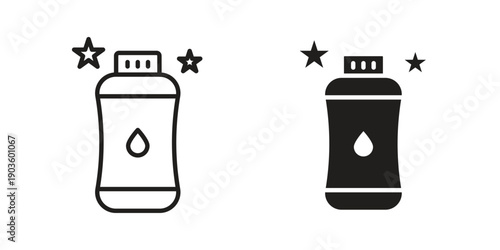 Baby powder icon and symbol. Vector illustration.eps