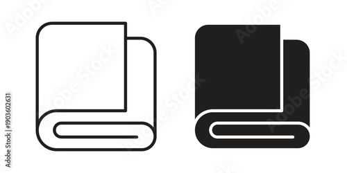 blanket icon and symbol. Vector illustration.eps