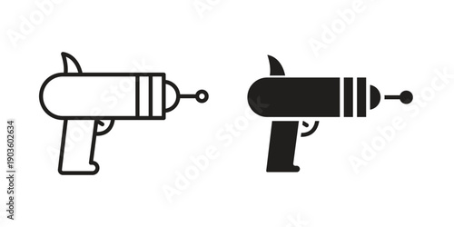 Blaster icon and symbol. Vector illustration.eps