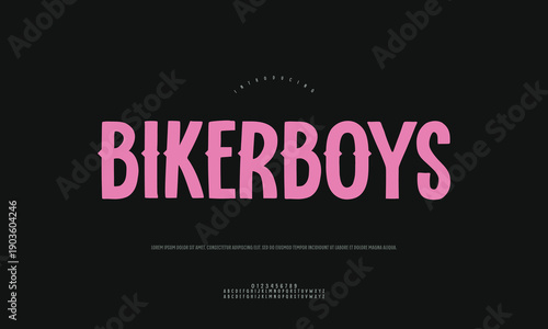 Group of Energetic Young Biker Boys Riding Motorcycles Together, Portraying Friendship and Thrilling Adventures on the Road