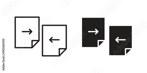 Compare icon and symbol. Vector illustration.eps