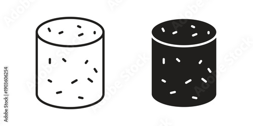 Cork icon and symbol. Vector illustration.eps