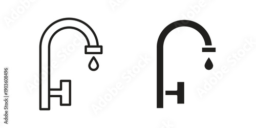 faucet icon and symbol. Vector illustration.eps