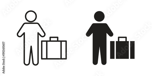 Guest icon and symbol. Vector illustration.eps